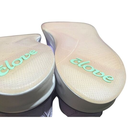 Clove Sneakers WMNS 5.5 Purple Classic Healthcare Nursing Shoes Comfort Spring - Picture 7 of 8